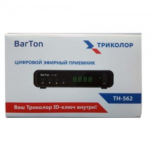 Приставка DVB-T2 BarTon Триколор TH-562